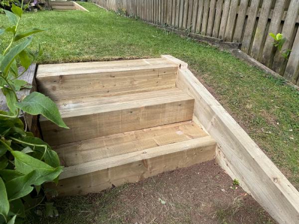 Garden steps