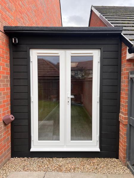 Outbuilding designed around available space